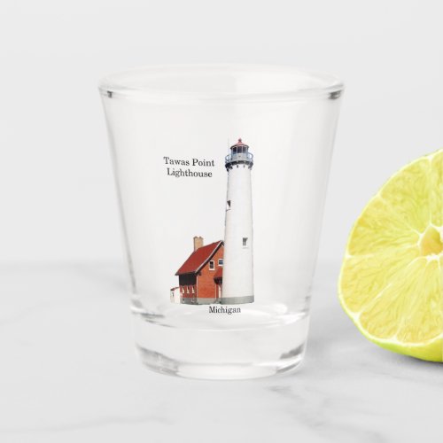 Tawas Point Lighthouse shot glass