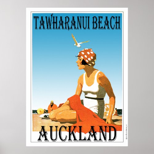 Tawharanui Beach Auckland Beach Poster