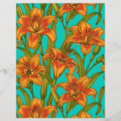 Tawny dailily flowers (Front)