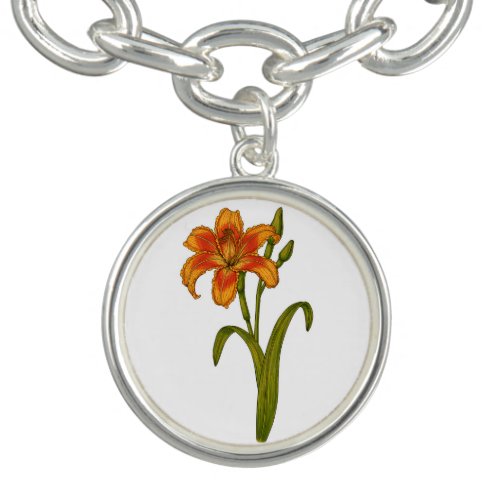 Tawny daylily bracelet