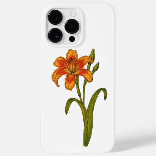 Tawny daylily Case_Mate iPhone 14 pro max case