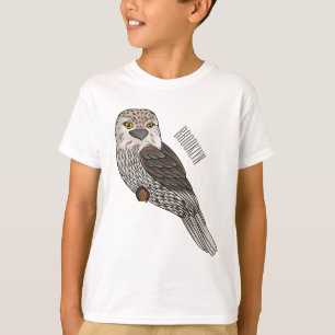 Tawny frogmouth bird cartoon illustration T-Shirt