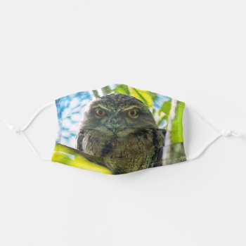 Tawny Is No Owl Adult Cloth Face Mask by DevelopingNature at Zazzle