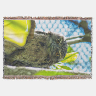 Tawny is No Owl Throw Blanket