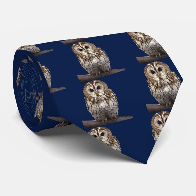 Tawny owl tie (Rolled)