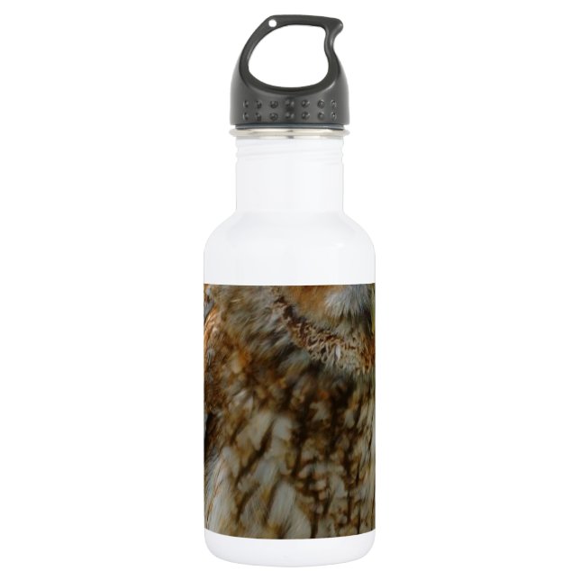 Tawny Owl Water Bottle (Front)