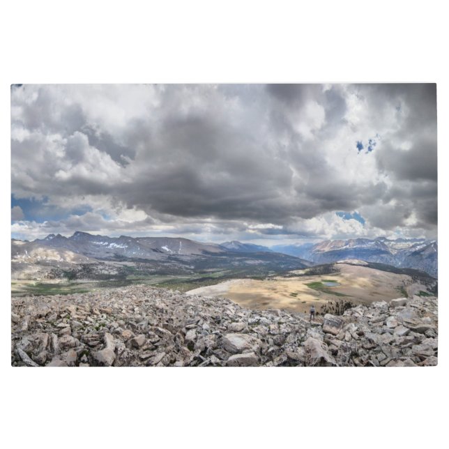 Tawny Point Panorama - John Muir Trail Metal Print (Front)