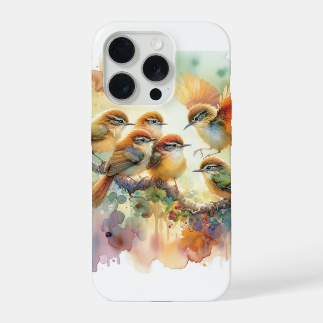 Tawnycrowned Pygmy Tyrants 030624AREF123 - Waterco iPhone Case (Back)