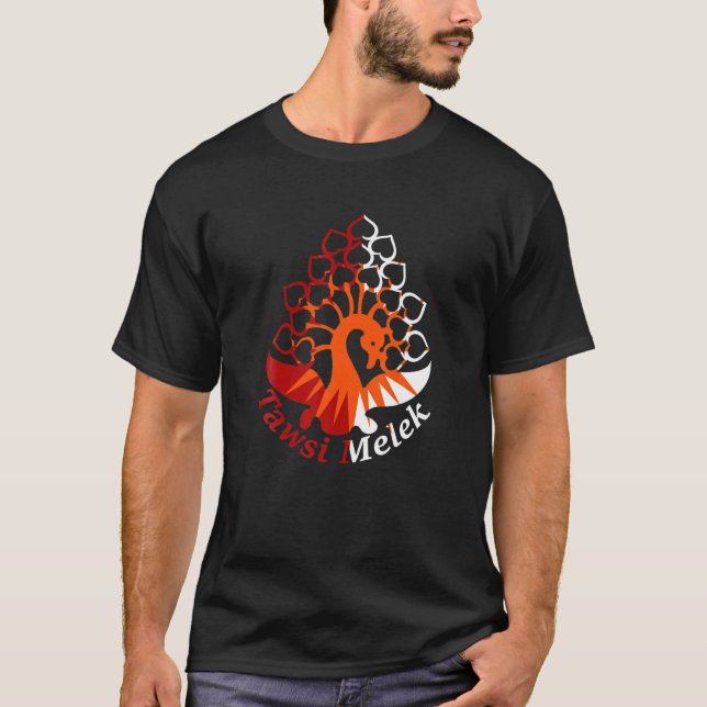 Tawsi Melek Ezidi Yezide Tausi Melek T-Shirt (Front)