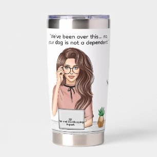 tax accountant bookkeeping CPA Insulated Tumbler