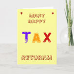 Tax Accountant | CPA | Birthday | Tax Pun Joke Card