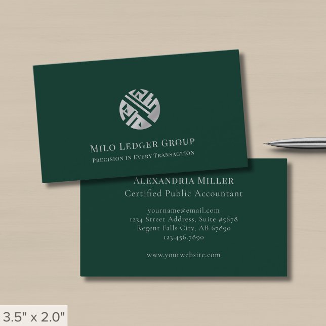 Tax Accountant CPA Business Card (Creator Uploaded)