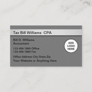 Tax Accountant CPA Business Cards