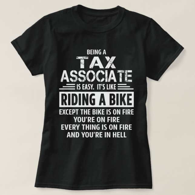 Tax Associate T-Shirt (Design Front)