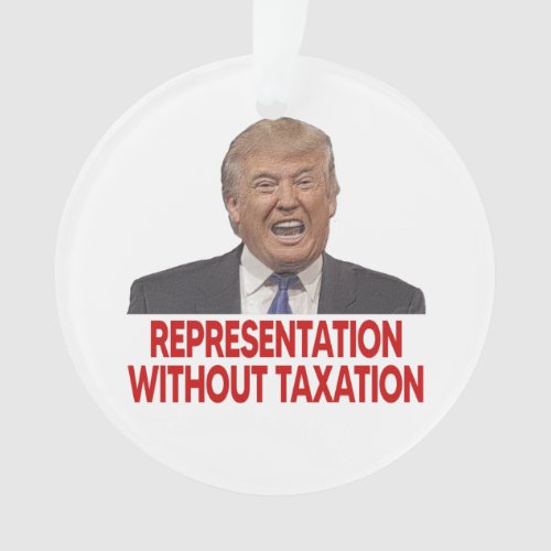 Tax Avoider Trump Representation without Taxation Ornament