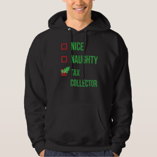 Tax Collector Funny Pajama Christmas Hoodie