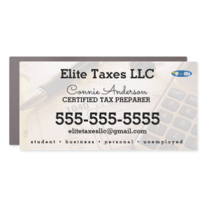 Tax Company Car Magnet