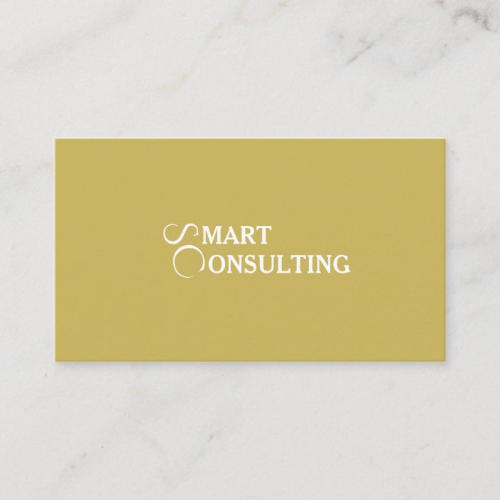 Tax Consultant Business Card