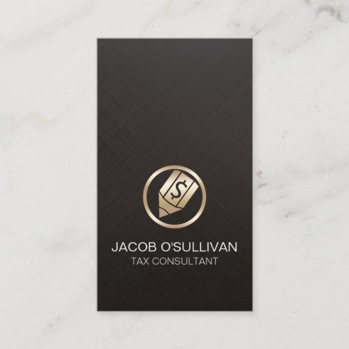 Tax Consultant Taxation Finance Financial  Business Card