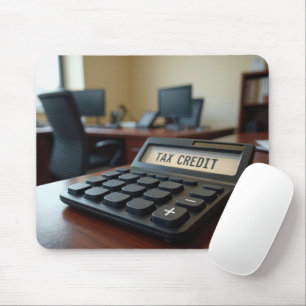Tax Credit Office Calculator Mouse Pad