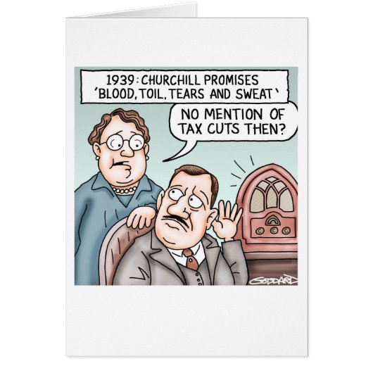 Tax cuts cards (Front)