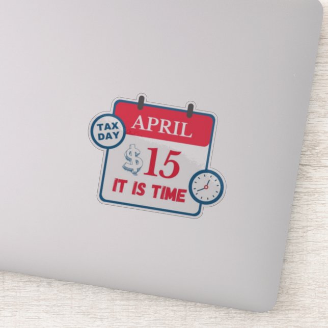 Tax day stickers (Detail)