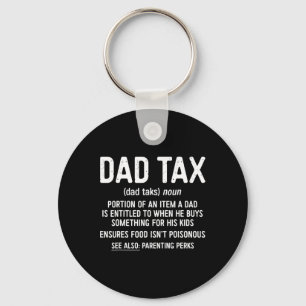Tax Definition Father's Day Shirt Keychain