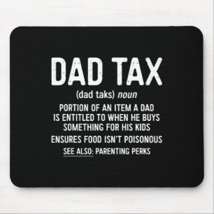 Tax Definition Father's Day Shirt Mouse Pad