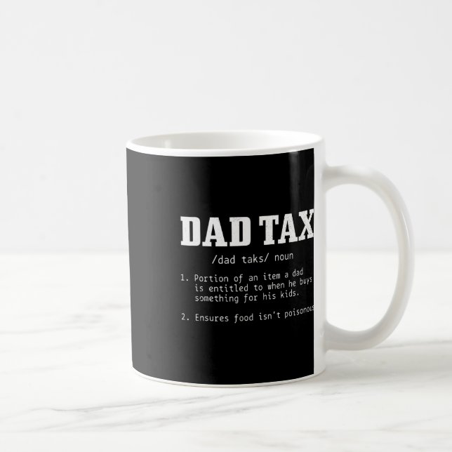 Tax Definition Funny Father's Day 2  Coffee Mug (Right)