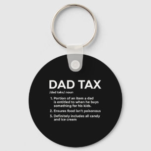 Tax Definition Gifts For Dad Funny Dad Tax Keychain