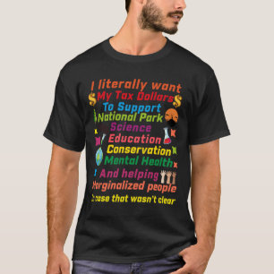 Tax Dollars for People and Planet T-Shirt