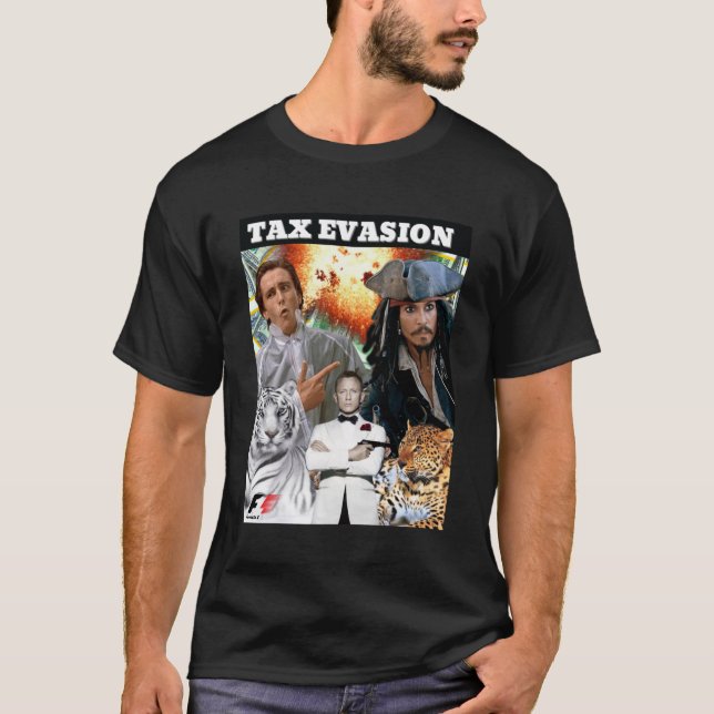 Tax evasion  Sigma Grindset T-Shirt (Front)