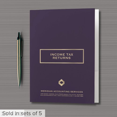 Tax Folders for Accountants and CPAs Luxe Logo