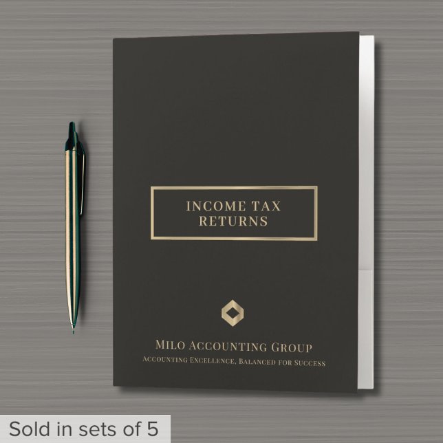 Tax Folders for Accountants and CPAs with Logo (Creator Uploaded)