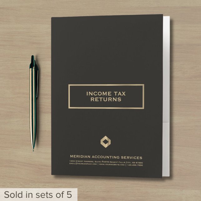 Tax Folders for Accountants and CPAs with Logo (Creator Uploaded)