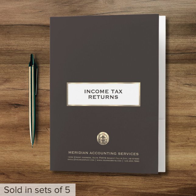 Tax Folders with Pockets for Accountants and CPAs (Creator Uploaded)