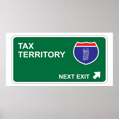 Tax Next Exit Poster
