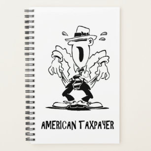 Tax Planner American Taxpayer IRS Joke Humor Funny