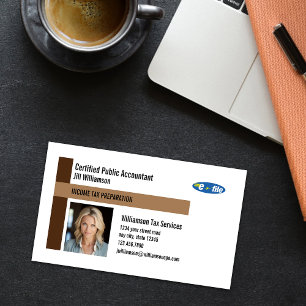 Tax Preparation   Business Card