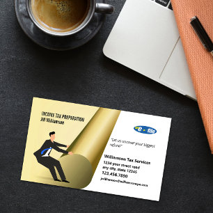 Tax Preparation   Business Card