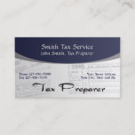 Tax Preparer Accountant Business Card at Zazzle