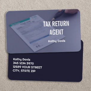 Tax Preparer Business Card