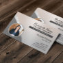 Tax Preparer Consulting Service Silver Photo Business Card
