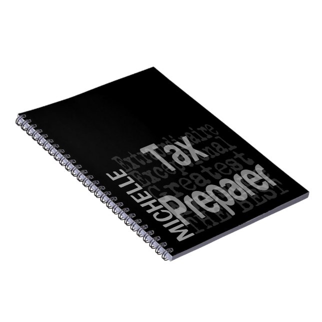 Tax Preparer Extraordinaire CUSTOM Notebook (Right Side)