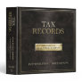 Tax Records 3 Ring Binder