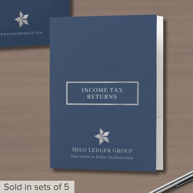 Tax Return Folders Custom Logo (Creator Uploaded)