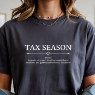 Tax Season Accountant Accounting Funny Tri-Blend Shirt