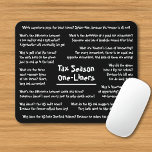 Tax Season Humor Jokes Funny Accountant Mousepad<br><div class="desc">Brighten up your workplace with this funny mousepad featuring tax jokes. Perfect gift for CPAs,  accountants,  bookkeepers,  tax preparers and other professionals in the accounting or tax office.</div>
