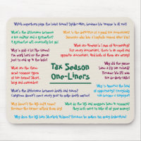 Tax Season Humor Jokes Funny Accountant Mousepad