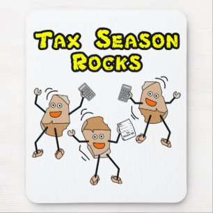 Tax Season Rocks Mouse Pad